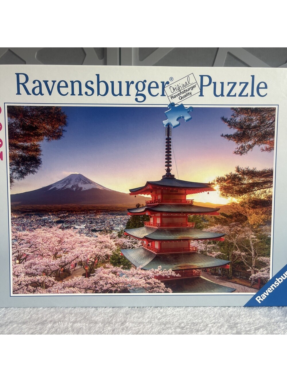 Ravensburger Mount Fuji Cherry Blossom View 1000 Piece Jigsaw Puzzle